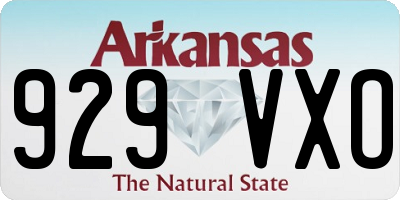 AR license plate 929VXO