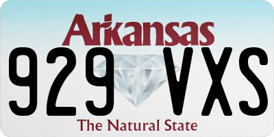AR license plate 929VXS