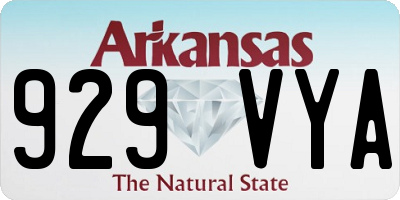 AR license plate 929VYA