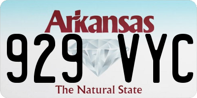 AR license plate 929VYC