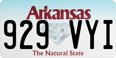 AR license plate 929VYI