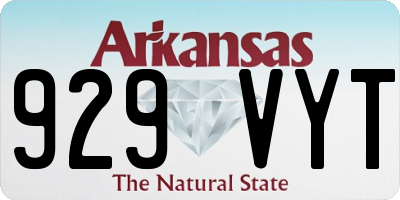 AR license plate 929VYT