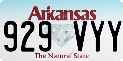 AR license plate 929VYY