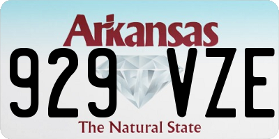 AR license plate 929VZE