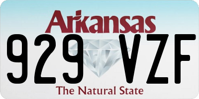 AR license plate 929VZF