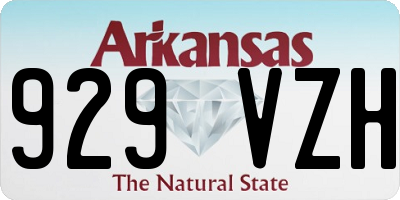 AR license plate 929VZH