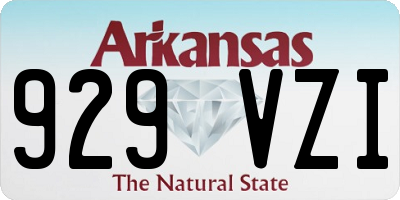 AR license plate 929VZI
