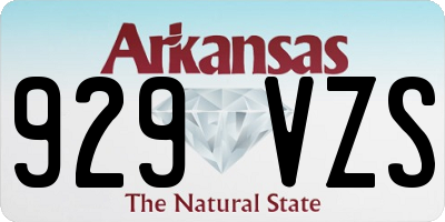 AR license plate 929VZS