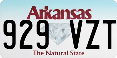AR license plate 929VZT