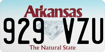 AR license plate 929VZU