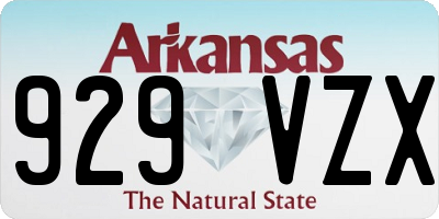 AR license plate 929VZX