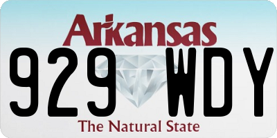 AR license plate 929WDY