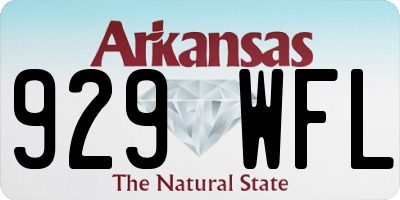 AR license plate 929WFL