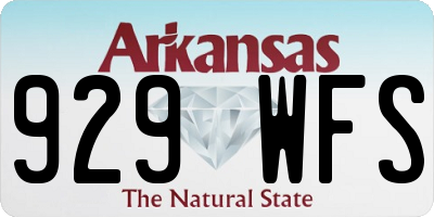 AR license plate 929WFS