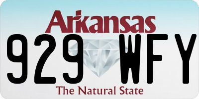AR license plate 929WFY