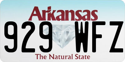 AR license plate 929WFZ