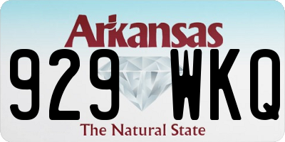 AR license plate 929WKQ