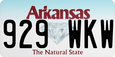AR license plate 929WKW