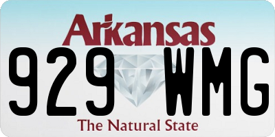 AR license plate 929WMG