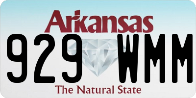 AR license plate 929WMM