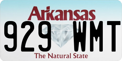 AR license plate 929WMT