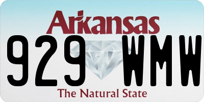 AR license plate 929WMW