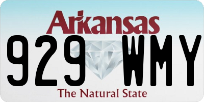 AR license plate 929WMY