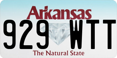 AR license plate 929WTT