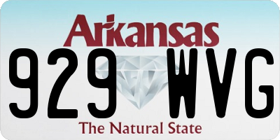 AR license plate 929WVG