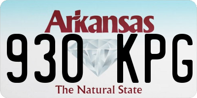 AR license plate 930KPG