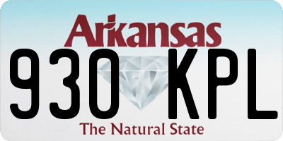 AR license plate 930KPL