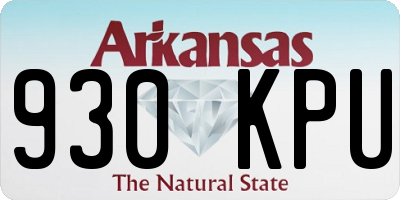 AR license plate 930KPU