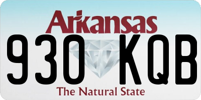 AR license plate 930KQB