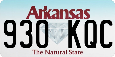 AR license plate 930KQC