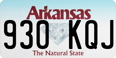 AR license plate 930KQJ