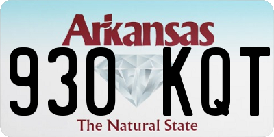 AR license plate 930KQT