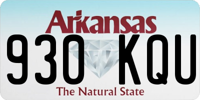 AR license plate 930KQU