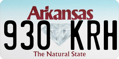 AR license plate 930KRH