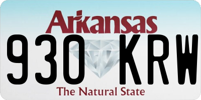 AR license plate 930KRW