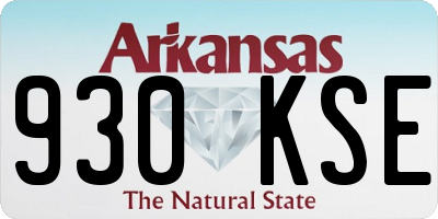 AR license plate 930KSE
