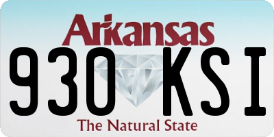 AR license plate 930KSI