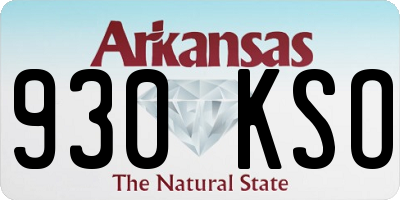 AR license plate 930KSO