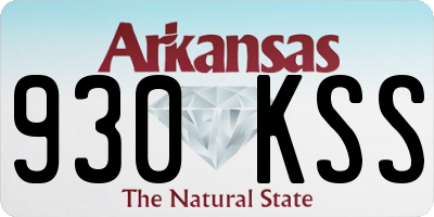 AR license plate 930KSS