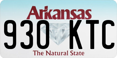 AR license plate 930KTC