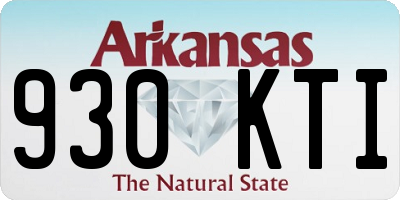 AR license plate 930KTI