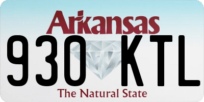 AR license plate 930KTL