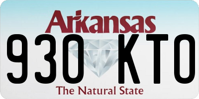 AR license plate 930KTO