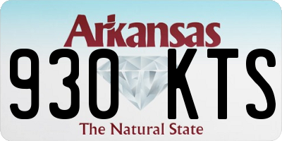 AR license plate 930KTS