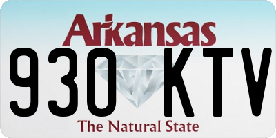 AR license plate 930KTV