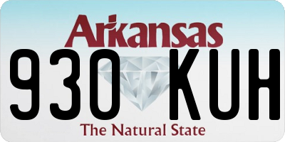 AR license plate 930KUH
